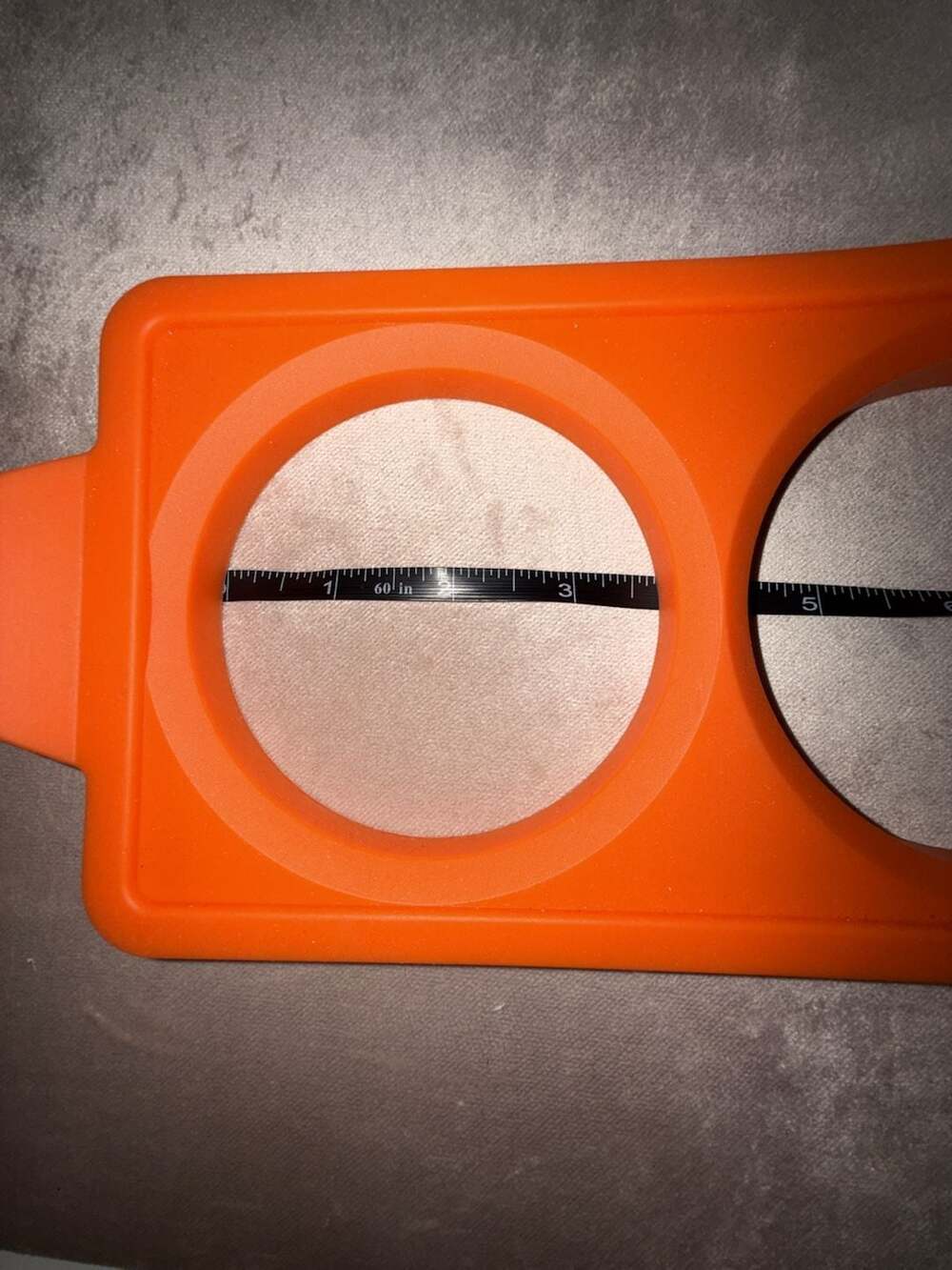 Blackstone 2 Section Egg Ring Tray Orange Silicone 2pk (box B2-2068)